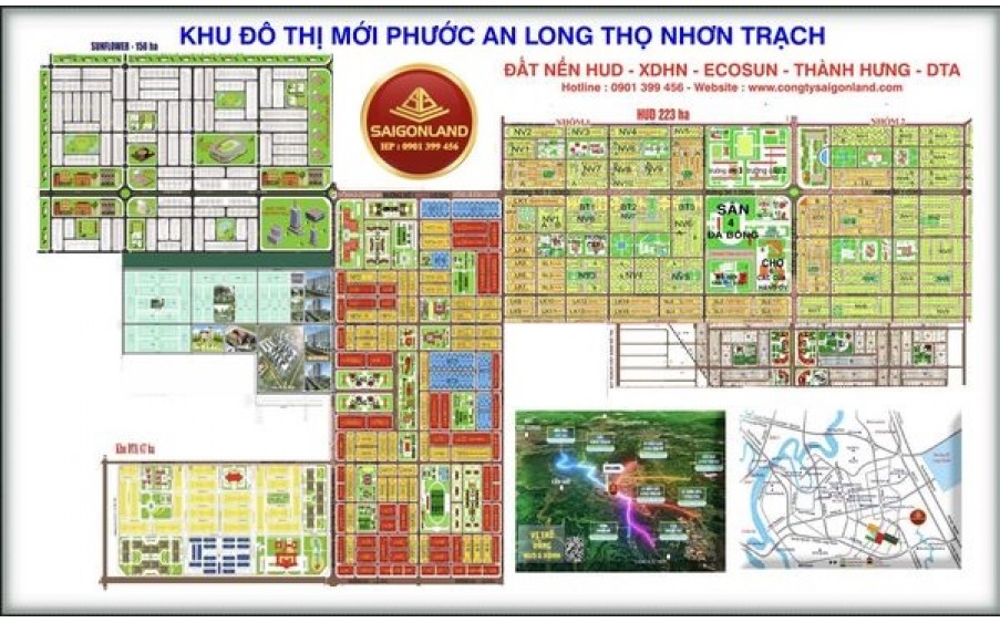 Saigonland Đầu Tư Mua Bán Ký Gửi đất nền dự án HUD và XDHN sổ sẵn  tại Nhơn Trạch Đồng Nai.